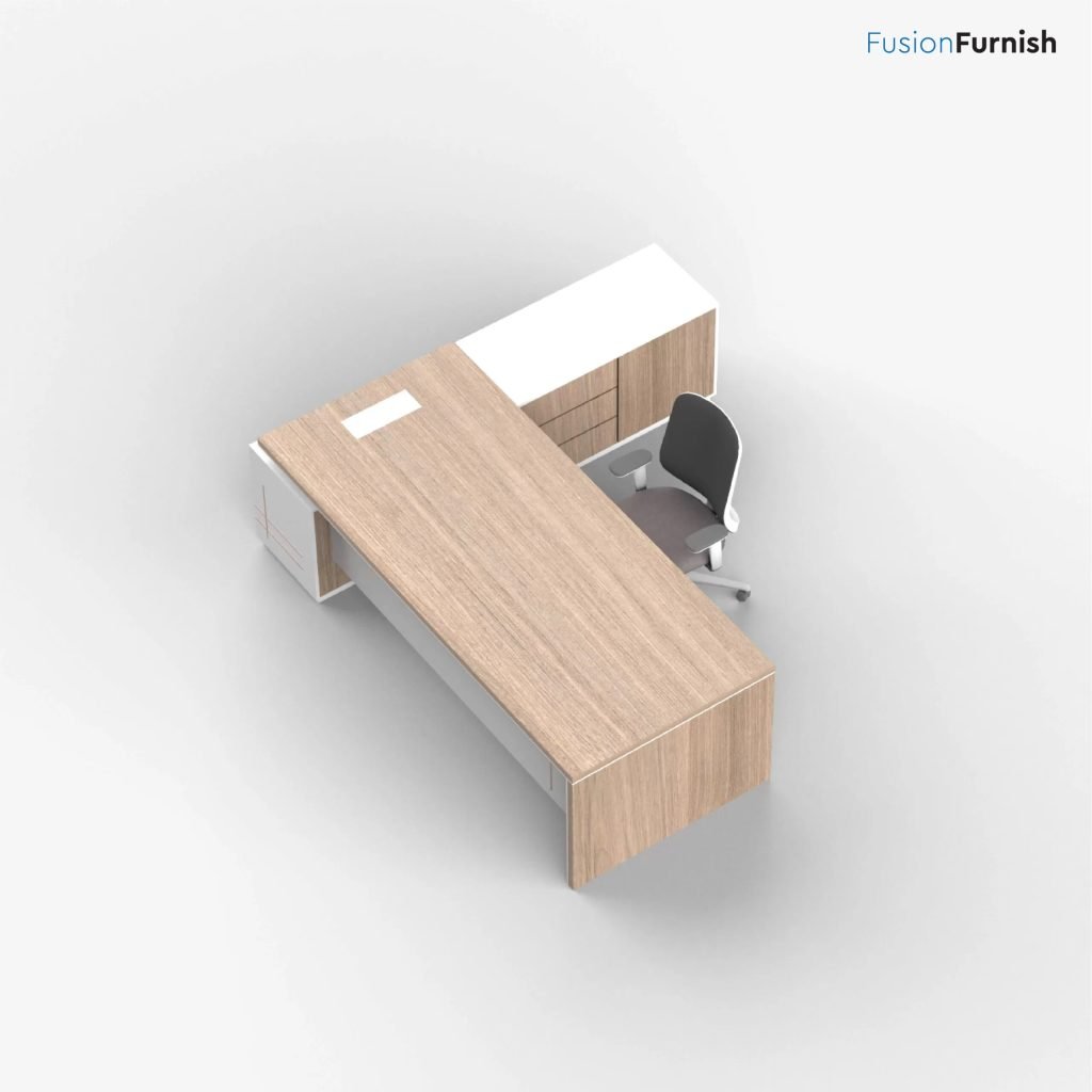 Ideas for an ideal executive office table set-up: ergonomic furniture, technology integration, customization, biophilic elements, and storage solutions